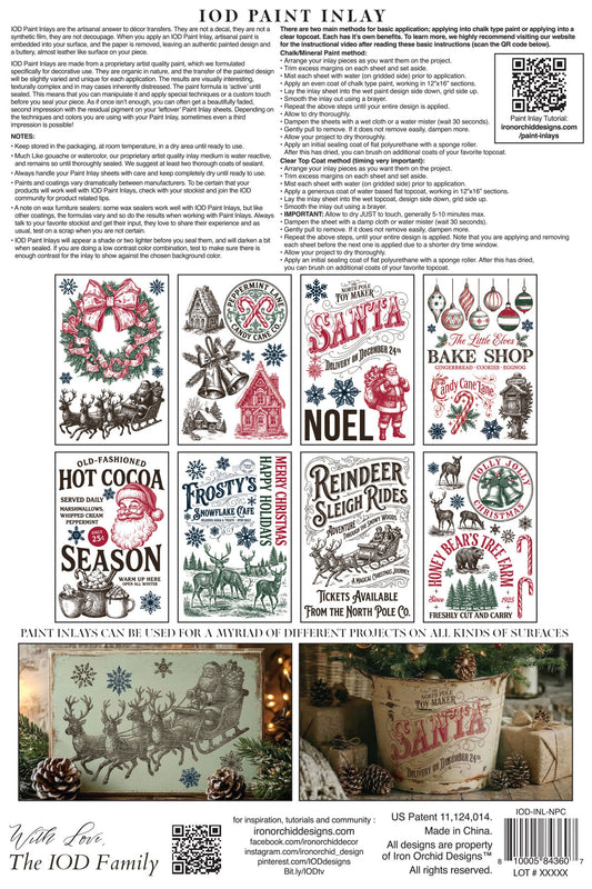 The North Pole Co. IOD Paint Inlay 8x12 Pad™