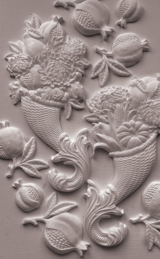 Cornucopias 6"x10" Decor Moulds™