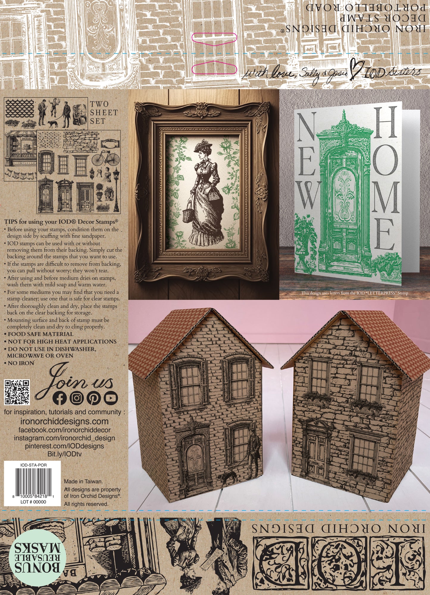 Portobello Road 12×12 DECOR STAMPS