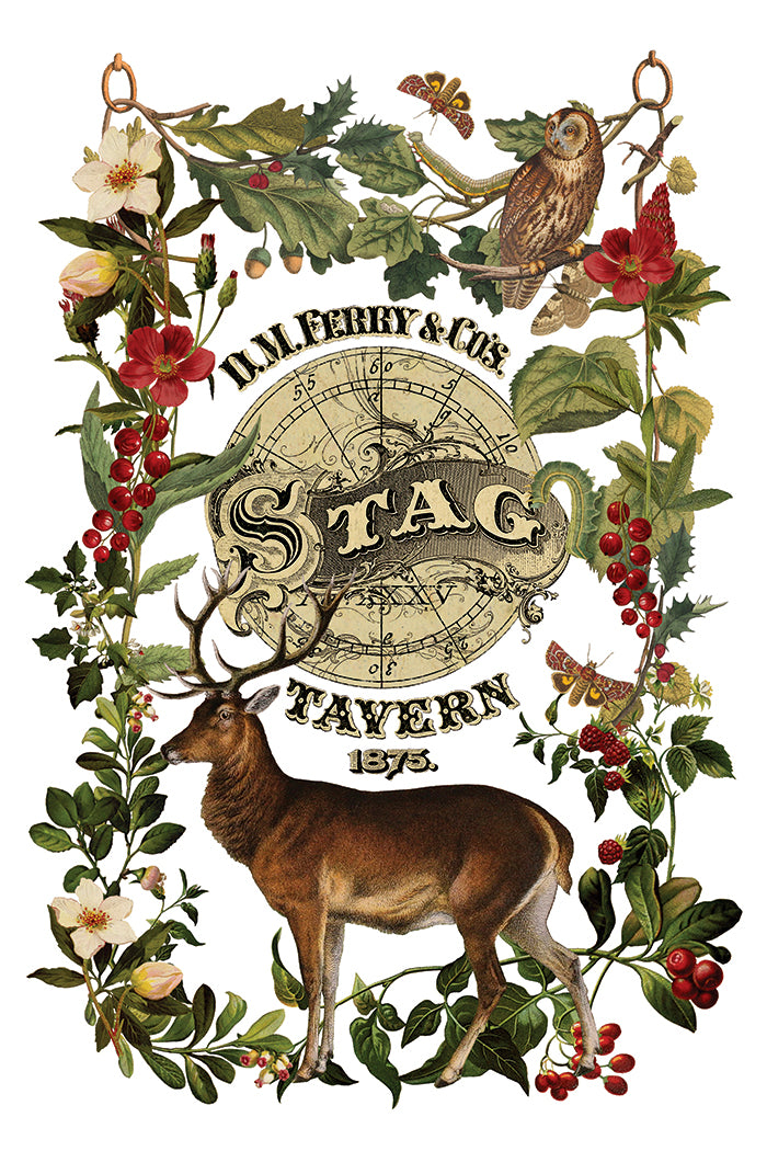 Stag Tavern IOD Transfer 8"X12" Pad