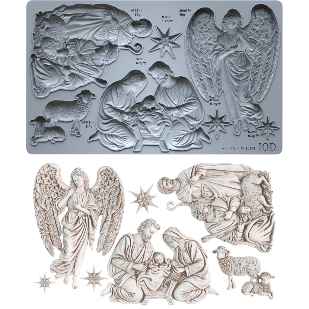 Silent Night 6"x10" IOD Moulds™