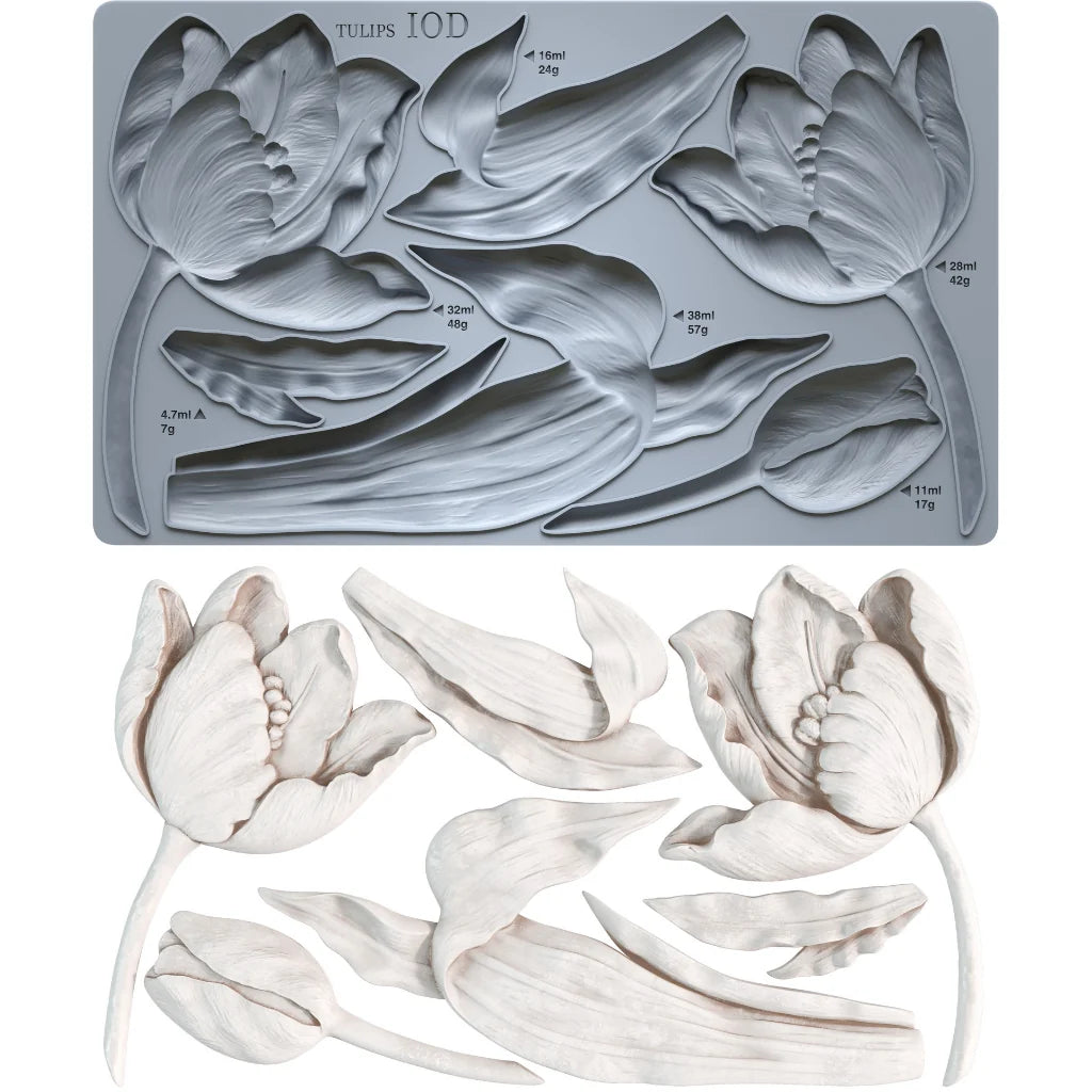 Tulips 6x10" Decor Moulds™