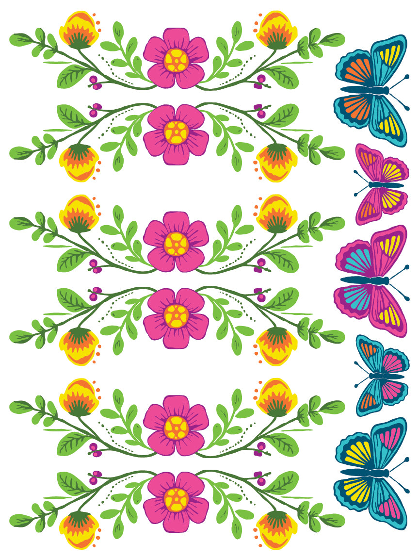 Vida Flora Paint Inlay 12"X16" Pad