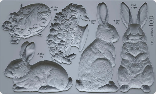 Les Lapins 6x10" Decor Moulds™
